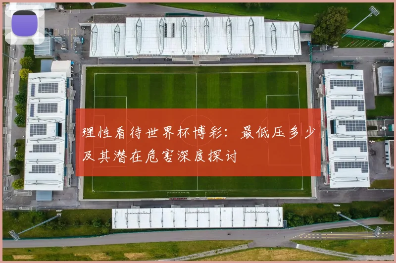 理性看待世界杯博彩：最低压多少及其潜在危害深度探讨